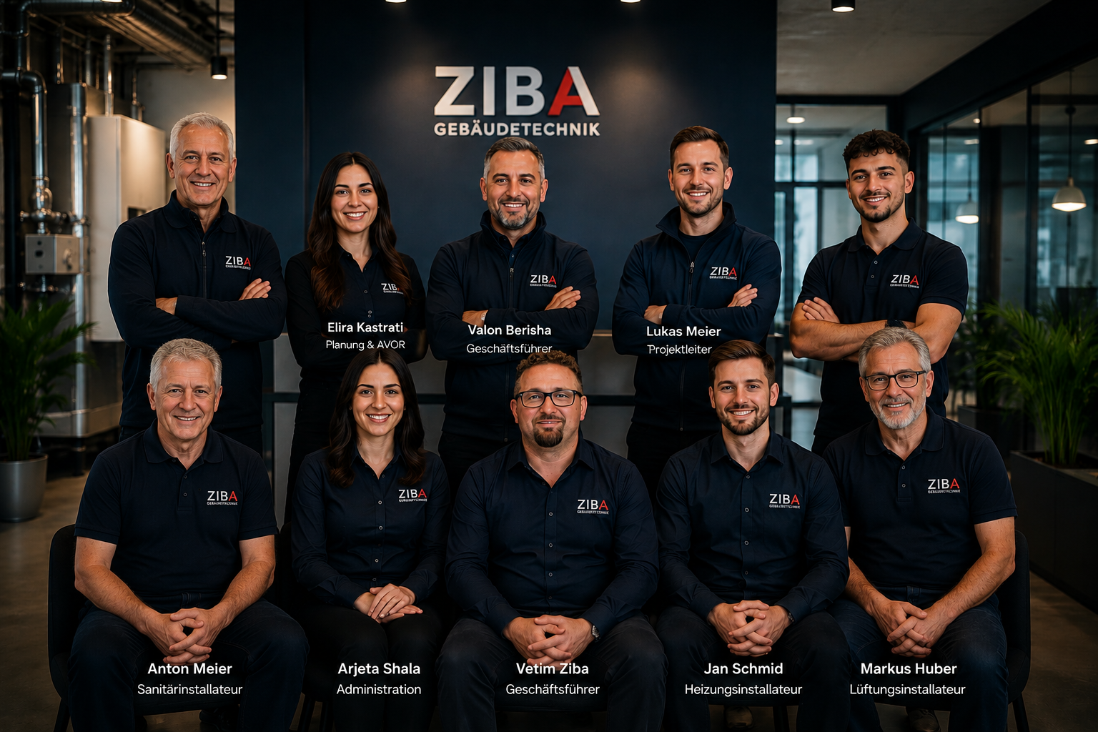 Das Team von Ziba Gebäudetechnik